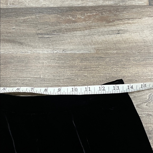 Vintage MERONA Black Velvet Silk Blend Wide Pants Size 6 Tag 8 Romantic Elegant - Picture 4 of 10